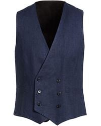 Lardini - Tailored Vest Linen - Lyst