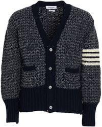 Thom Browne - Midnight Cardigan Wool, Mohair Wool - Lyst