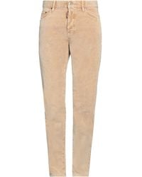 DSquared² - Pants Cotton, Elastane, Cow Leather - Lyst