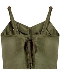 Hysteric Glamour - Khaki Top Cotton, Nylon - Lyst