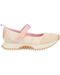 Moncler - Ballet Flats Leather, Textile Fibers - Lyst