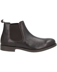 Antica Cuoieria - Dark Ankle Boots Leather - Lyst