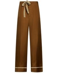 Alysi - Pants Silk - Lyst