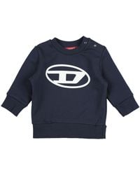 DIESEL - Midnight Sweatshirt Cotton, Elastane - Lyst