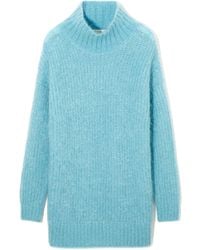 COS - Funnel-neck Mohair Tunic - Lyst