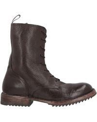 Moma - Dark Ankle Boots Leather - Lyst
