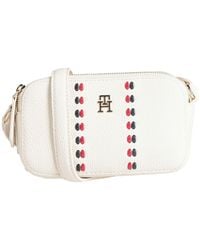 Tommy Hilfiger - Ivory Cross-Body Bag Polyurethane - Lyst