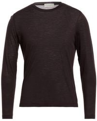 FILIPPO DE LAURENTIIS - Dark T-Shirt Merino Wool - Lyst