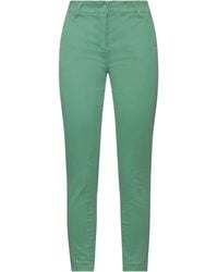 White Wise - Pants Cotton, Elastic Fibres - Lyst