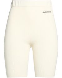 Jil Sander - Ivory Shorts & Bermuda Shorts Cotton - Lyst