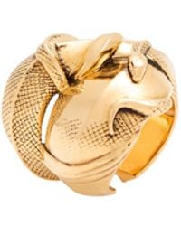McQueen - Ring Metal - Lyst
