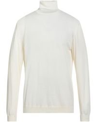 Roberto Collina - Ivory Turtleneck Merino Wool - Lyst