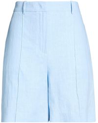 Eleventy - Sky Shorts & Bermuda Shorts Linen - Lyst