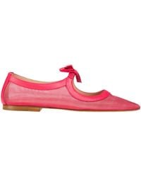 Ulla Johnson - Fuchsia Ballet Flats Textile Fibers, Leather - Lyst
