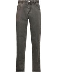 PT Torino - Charcoal Pants Cotton, Elastane - Lyst