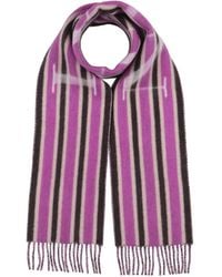 Lanvin - Mauve Scarf Virgin Wool - Lyst