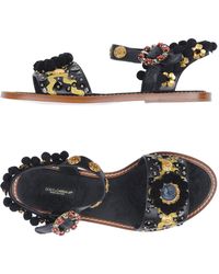 Dolce & Gabbana Sandali - Nero
