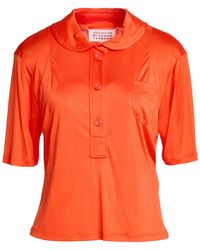 Maison Margiela - Polo Shirt Viscose - Lyst