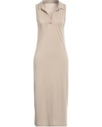 Majestic Filatures - Midi Dress Lyocell, Cotton - Lyst