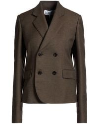 Loewe - Blazer Mohair Wool, Wool - Lyst