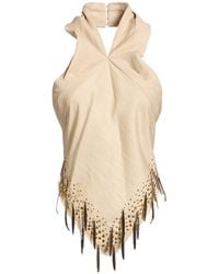 Rabanne - Top Cotton, Viscose, Polyamide, Polyester - Lyst