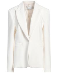 SIMONA CORSELLINI - Ivory Blazer Polyester, Viscose, Cotton, Elastane - Lyst