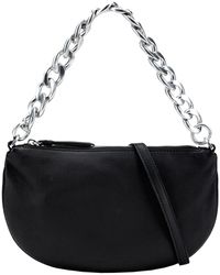 LES VISIONNAIRES - Livia Chain Soft Grainy Leather -- Handbag Bovine Leather - Lyst