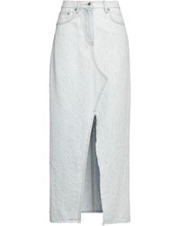 MSGM - Denim Skirt - Lyst