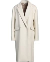 Drumohr - Ivory Coat Virgin Wool - Lyst