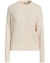 Haveone - Cream Sweater Viscose, Polyester, Polyamide - Lyst