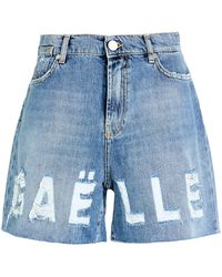 Gaelle Paris - Denim Shorts Cotton - Lyst