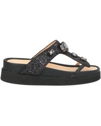 Apepazza - Sandals Leather, Textile Fibers - Lyst