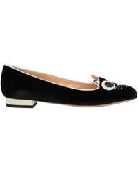 Femme Chaussures Charlotte Olympia Femme Ballerines Charlotte Olympia Femme Ballerines CHARLOTTE OLYMPIA 40 bleu Ballerines Charlotte Olympia Femme 