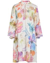 120% Lino - Mini Dresses - Lyst