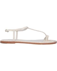 Osklen Toe Strap Sandals - White