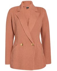 Elisabetta Franchi - Blazer Wool, Acrylic, Polyester, Polyamide - Lyst