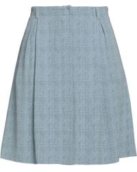 Emporio Armani - Mini Skirt Triacetate, Viscose - Lyst