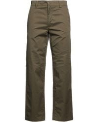 WOC WRITING ON COVER - Military Pants Cotton, Elastane - Lyst