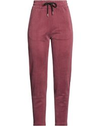 Esemplare - Burgundy Pants Cupro, Cotton, Polyamide - Lyst