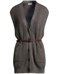 Brunello Cucinelli - Cardigan Cashmere, Viscose, Polyester - Lyst