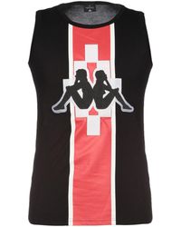 Marcelo Burlon Kappa Stripe Tank Top - Black