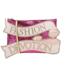 Dolce & Gabbana - Fuchsia Handbag Calfskin, Polyurethane, Polyester, Cotton - Lyst