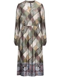 Manila Grace - Midi Dress - Lyst