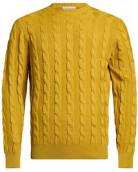 Cashmere Company - Mustard Sweater Wool, Cashmere - Lyst