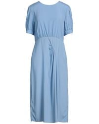 P.A.R.O.S.H. - P.A.R.O..H. Midi Dress Silk, Elastane - Lyst