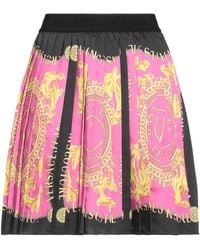 Versace Jeans Couture - Fuchsia Mini Skirt Polyester - Lyst