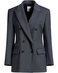 Sandro - Blazer Polyester, Wool, Viscose, Elastane - Lyst