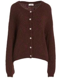 Motel - Cardigan Acrylic, Polyamide, Mohair Wool, Wool, Elastane - Lyst