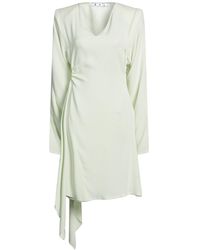 Off-White c/o Virgil Abloh - Off- Light Mini Dress Viscose, Wool - Lyst