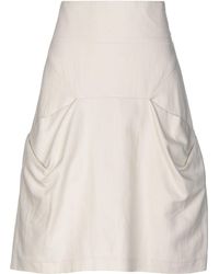 Brunello Cucinelli Falda corta - Blanco